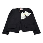 Mariuccia Cardigan tinta unita con Applicazione Nero per Bambina MBFW23G248 NERO MARIUCCIA 