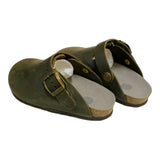 Genuins Sandal Model Slipper Solid Color With Green Buckle For Children