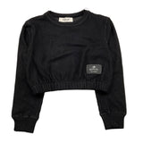 REPLAY felpa chiusa modello crop tinta unita Nero per Bambina S2132 NERO REPLAY 