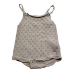 Le Bebe Pagliaccetto Tinta Unita Traforato per Neonata LBG6271 BEIGE LE BEBE 