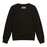 Golden Goose Felpa Chiusa Girocollo Tinta Unita per Bambino GKP01271 NERO GOLDEN GOOSE 