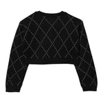 LIU JO maglia girocollo tinta unita cn brillantini Nero per Bambina GF4137X NERO LIU JO 