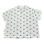 Teddy E Minou Camicia Tinta Unita con Stampa per Neonato E25CI010C4025 BIANCO TEDDY E MINOU 