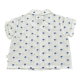 Teddy E Minou Camicia Tinta Unita con Stampa per Neonato E25CI010C4025 BIANCO TEDDY E MINOU 