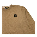 REFRIGIWEAR maglia girocollo tinta unita con logo Beige per Bambino RW747 BEIGE REFRIGIWEAR 