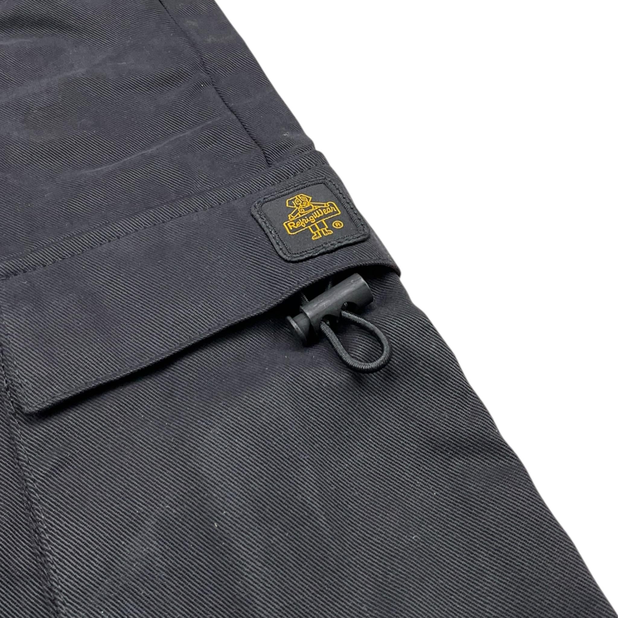 REFRIGIWEAR pantalone tinta unita con tasconi Nero per Bambino RWG916 NERO REFRIGIWEAR 