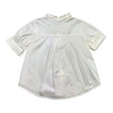 Alice Pi Plain Shirt Half Sleeve White For Girls