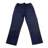 Manuel Ritz Solid Color Pants With Elastic Waist Blue For Boys