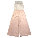 Liu Jo Palazzo Model Jumpsuit With Bow And Contrast Trousers White/Pink For Girls