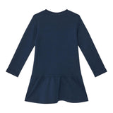 Guess Abito Manica Lunga Tinta Unita con Stampa per Bambina K3YK13KA6W4 BLU GUESS 
