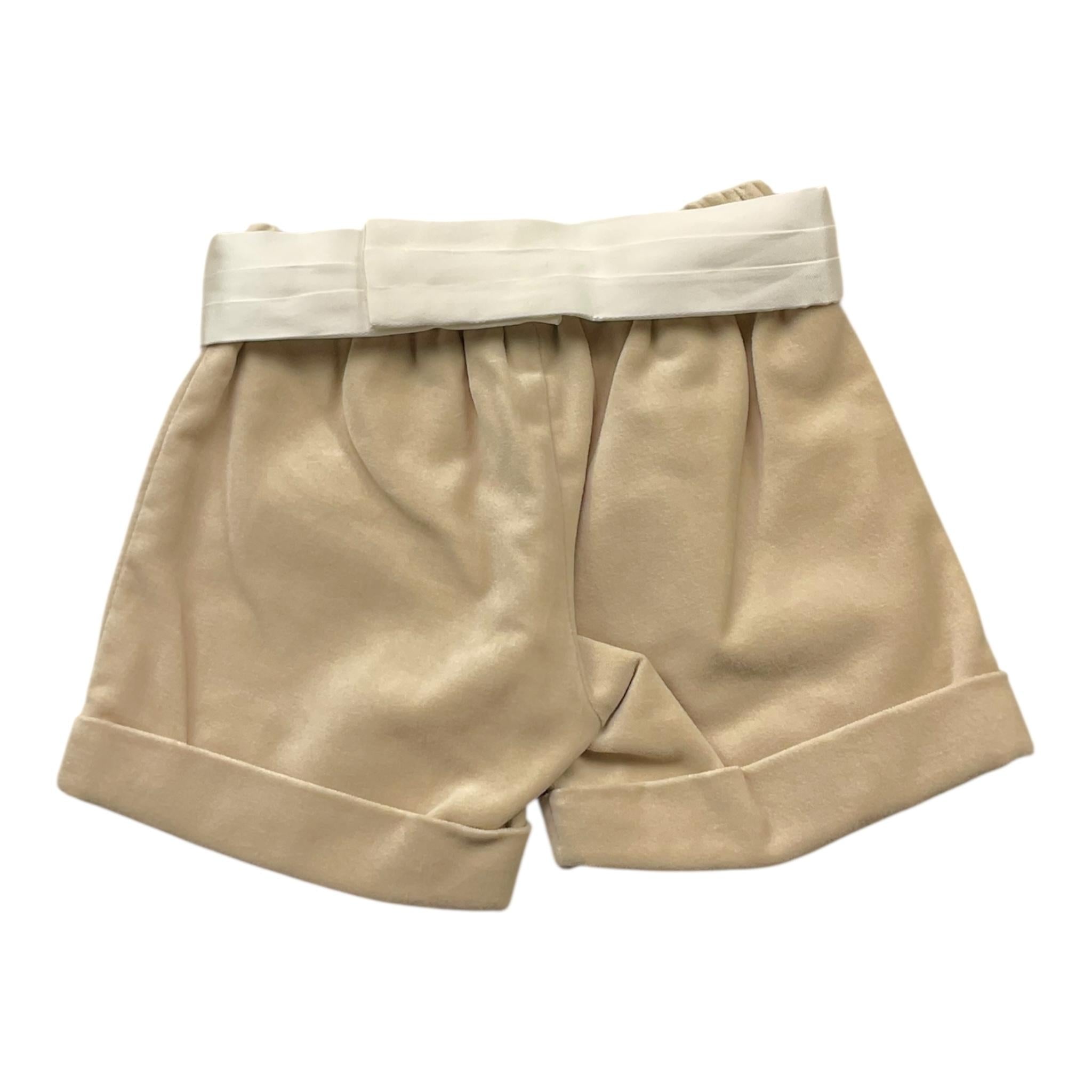 LA STUPENDERIA completo 2pz bermuda-camicia tinta unita con bottoni Bianco per Neonato CCT45 BIANCO LA STUPENDERIA 