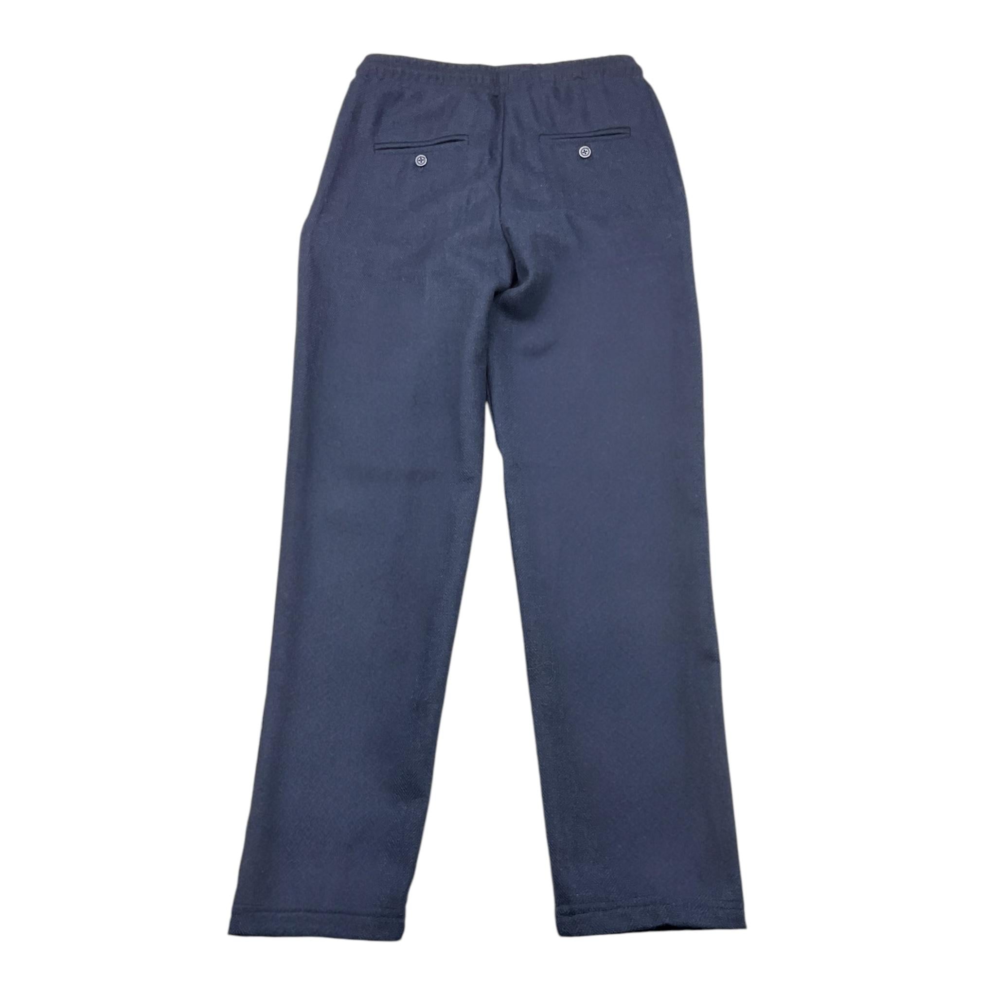 TRUSSARDI pantalone tinta unita con elastico in vita Blu per Bambino TBA24004PA BLU TRUSSARDI 
