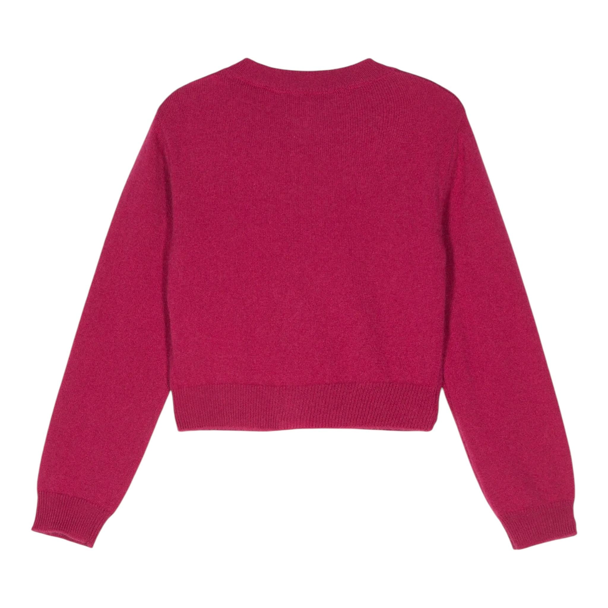 SIMONETTA cardigan tinta unita  Fuxia per Bambina SV9A40 FUXIA SIMONETTA 