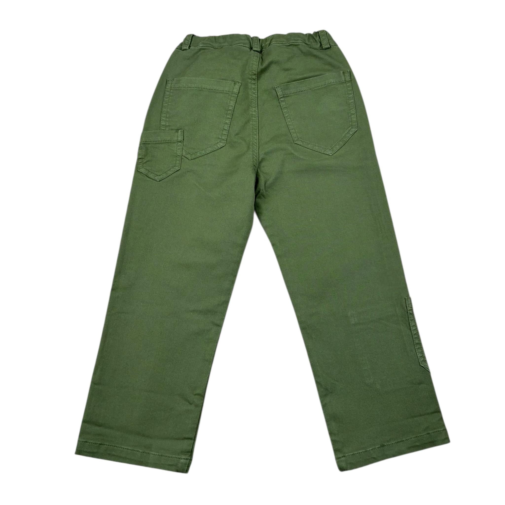 Zhoe & Tobiah Pantalone Tinta Unita con Elastico In Vita per Bambino J&P12MJ VERDE ZHOE & TOBIAH 