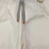 Eleventy Pantalone Tinta Unita con Elastico In Vita per Bambino ES6P20 BIANCO ELEVENTY 