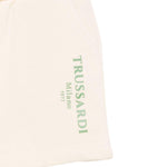 Trussardi Bermuda Tinta Unita con Elastico In Vita per Neonato TIP25016BEXX BEIGE TRUSSARDI 