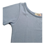 Vicolo T-Shirt Girocollo Tinta Unita per Bambina 3146WY00313 AZZURRO VICOLO 