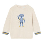 MAYORAL maglia tinta unita girocollo con stampa Beige per Neonato 2310N BEIGE MAYORAL 