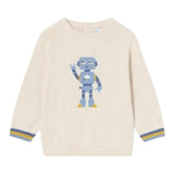 MAYORAL maglia tinta unita girocollo con stampa Beige per Neonato 2310N BEIGE MAYORAL 