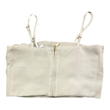 Fun &amp; Fun Top Straps Plain Ocn Applications White for Girls