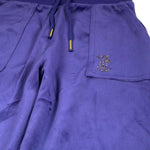 Juicy Couture Pantalone In Velluto Tinta Unita per Bambina JBX6490 VIOLA JUICY COUTURE 