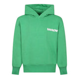 Barrow Kids Green Printed Plain Hoodie For Boys