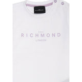 John Richmond T-Shirt Girocollo tinta unita con Stampa Bianco per Neonata RIP25002TSS BIANCO JOHN RICHMOND 