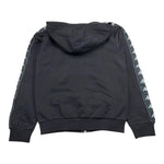 KAPPA felpa tinta unita con zip e cappuccio Nero per Bambino 3731F0012 NERO KAPPA 