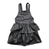 LIU JO salopettes tinta unita in ecopelle Nero per Bambina KF3025 NERO LIU JO 