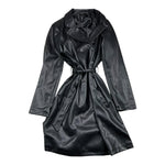 GUESS trench in similpelle tinta unita con cinturino Nero per Bambina J4YL11WE8D0 NERO GUESS 
