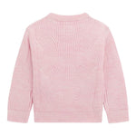 GUESS maglia gircollo tinta unita con ricami Rosa per Bambina K4BR01Z3IC0 ROSA GUESS 