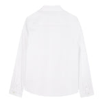 Boss Camicia Manica Lunga Tinta Unita con Logo per Bambino J52010 BIANCO BOSS 