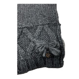 PATRIZIA PEPE sciarpa tinta unita con applicazione logo Grigio per Bambina PJFSP03 GRIGIO PATRIZIA PEPE 