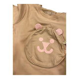 GUESS completo 2 pezzi felpa-pantalone tinta unita Beige per Bambina K4YG03KA6R4 BEIGE GUESS 