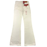 LEVIS jeans tinta unita modello zampa Bianco per Bambina 4EG970 BIANCO LEVIS 