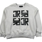 John Richmond Felpa Chiusa Girocollo Tinta Unita con Stampa per Bambino RBP26002FE GRIGIO JOHN RICHMOND 