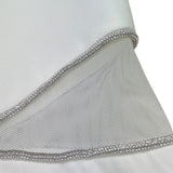 Fun & Fun Abito Giromanica Tinta Unita per Bambina FNCJDR00981X BIANCO FUN & FUN 