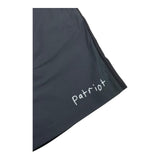Patriot Bermuda Solid Color Elastic Waist Black For Boys