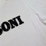 Missoni T-Shirt Girocollo Tinta Unita con Paillettes per Bambina MV8A11 BIANCO MISSONI 