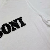 Missoni T-Shirt Girocollo Tinta Unita con Paillettes per Bambina MV8A11 BIANCO MISSONI 