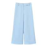 Twinset Pantalone A Palazzo Tinta Unita per Bambina 251GJ2QN8X AZZURRO TWINSET 