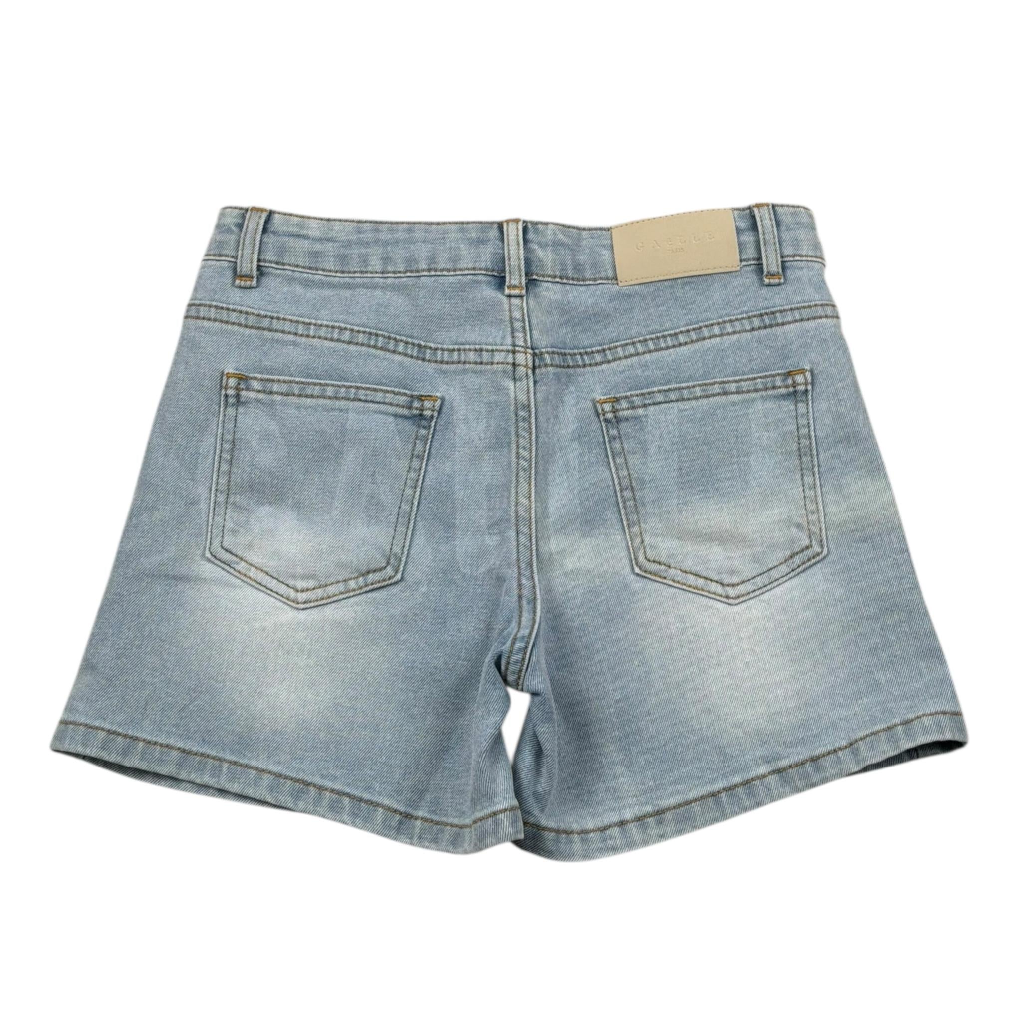 Gaelle Short Tinta Unita In Denim per Bambina 2746SD00314X AZZURRO GAELLE 