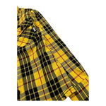 DANIELE ALESSANDRINI camicia tinta unita con fantasia a quadri Giallo per Bambino 1231C00064 GIALLO DANIELE ALESSANDRINI 