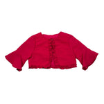 Sarabanda Coprispalle Tinta Unita con Rouches per Neonata 0J251N FUXIA SARABANDA 