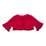Sarabanda Coprispalle Tinta Unita con Rouches per Neonata 0J251N FUXIA SARABANDA 