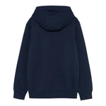 BALMAIN felpa tinta unita con cappuccio e logo Blu per Bambino BV4P30 BLU BALMAIN 