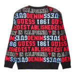 GUESS maglia girocollo tinta unita con stampa Nero per Bambino NRYR00Z3GV0 NERO GUESS 