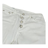 Dondup Jeans Tinta Unita con 4 Bottoni per Bambina DFPA119 BIANCO DONDUP 