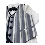 Baby A. Completo 4 Pezzi Bermuda-Camicia-Papillions-Gilet per Bambino A2804 AZZURRO BABY A. 