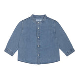 Mayoral Camicia In Denim con Collo Coreano per Neonato 1118 BLU MAYORAL 